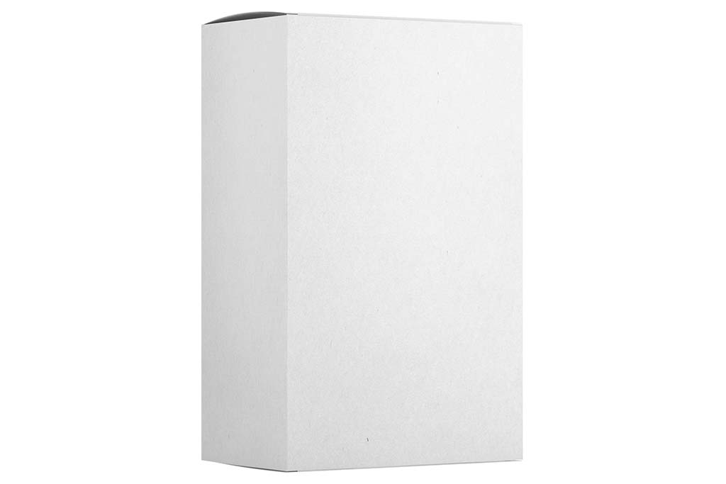 White paper box