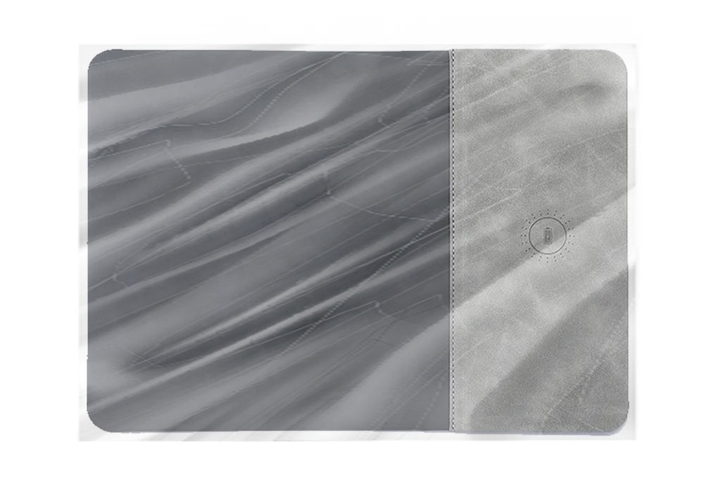 15W Fast Wireless Charging Leather Mouse Pad