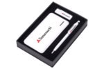 Customized Gift Set with Power Bank, Pen & USB Flash Drive
