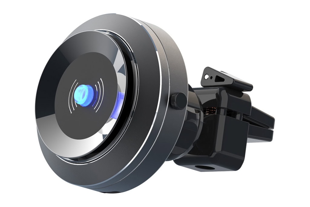 Auto Vacuum Phone Holder with Wireless Charging