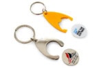 Trolley Coin Keyring
