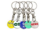 Trolley Coin Keyring