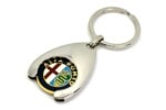 Trolley Coin Keyring