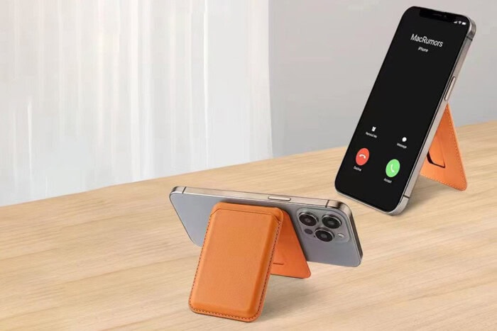 MagSafe Wallet with 3-Card Holder & Adjustable Phone Stand