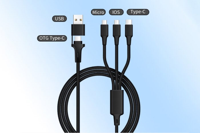 60W – 5-in-1 PD Charger Cable