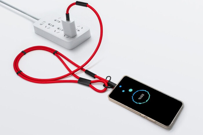USB-C Lanyard Charging Cable – 60W Fast Charge & Data Transfer