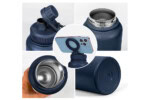 Stainless Steel Thermos Flask with MagSafe Phone Holder