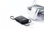 Power Bank 20,000mAh 22.5W with Built-in Cables