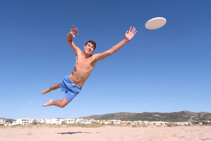 Round Foldable Flying Disc & Handheld Fan