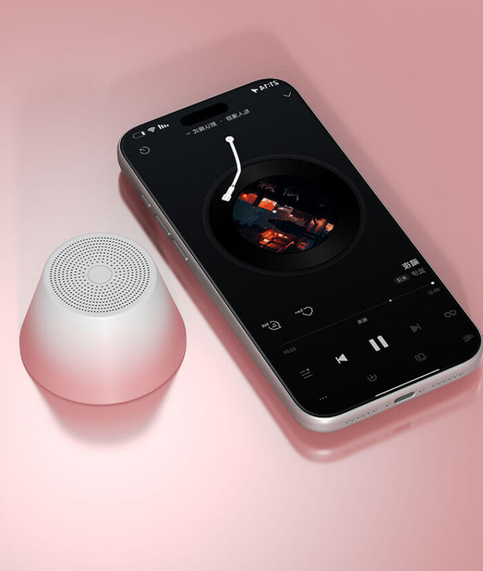 Magnetic Mini Bluetooth Speaker & Phone Stand