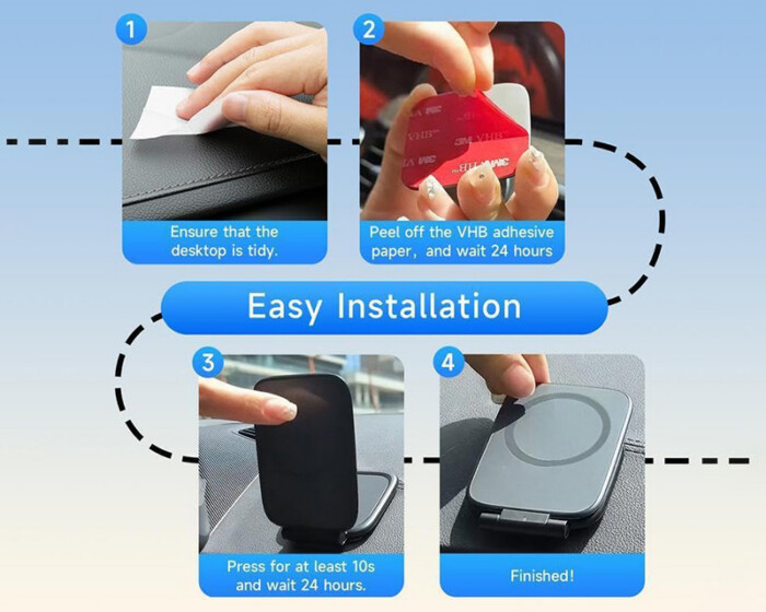 Robust Surface Adhesion & Simple Installation