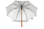 Windproof Wooden Handle Walking Umbrella – 43"